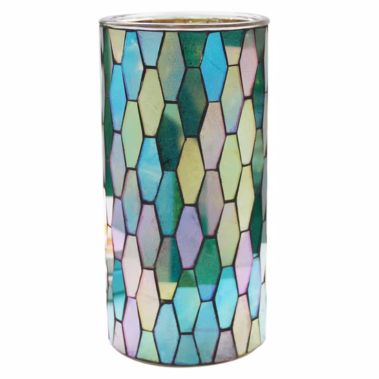 Dekoration für Zuhause, Kerzenhalter aus Glas, Glasvase mit doppeltem Verwendungszweck