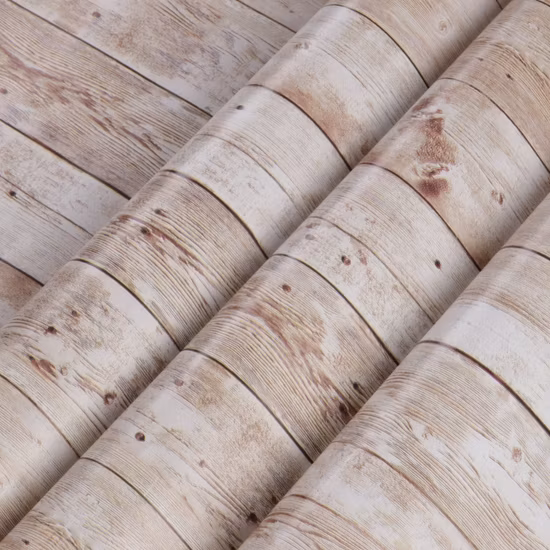 Neues Holz, gute Qualität, klassische PVC-Dekorationstapete, selbstklebende Dekorationsfolie
